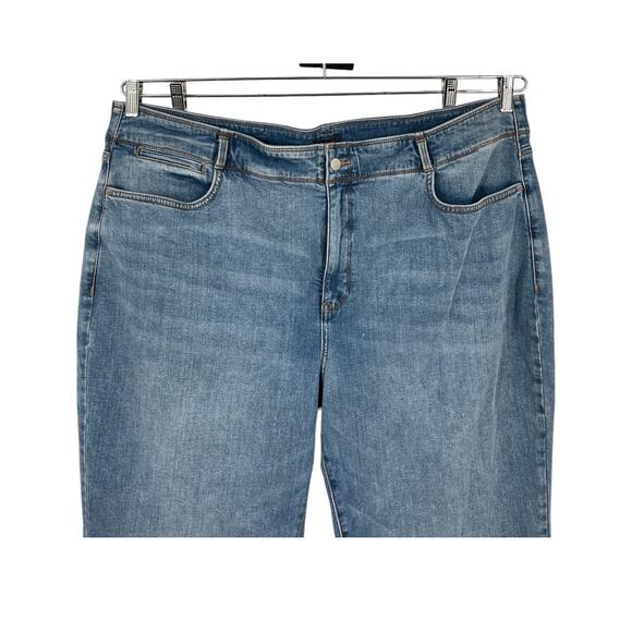 NYDJ Jeans Brigitte Wide leg capri blue size 22W - Picture 3 of 9